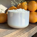 Wickless Candle in Ceramic Pearl Jar - Orange Grove