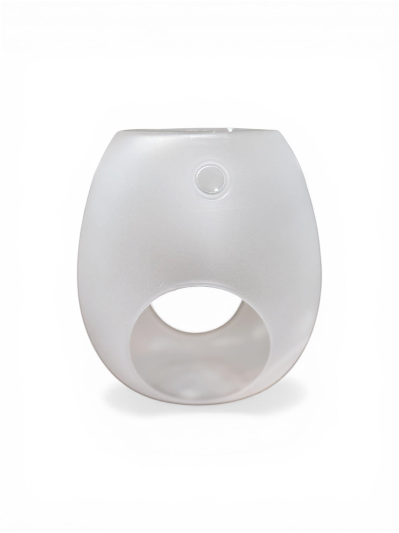 Frosted White Glass Wax Melt Burner