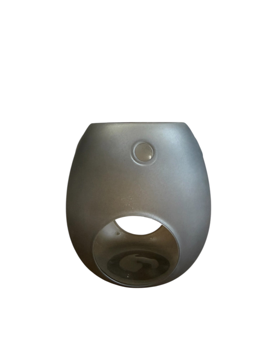Frosted Black Glass Wax Melt Burner