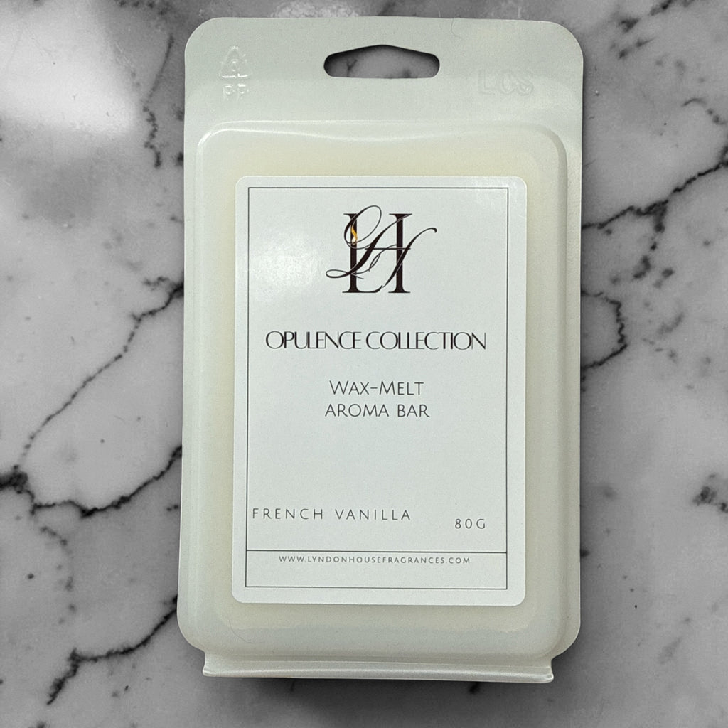 Wax Melt Aroma Bar 80g -French Vanilla- Coconut & Rapeseed Wax